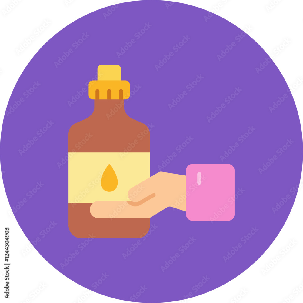 Fototapeta premium Essential Oil Icon