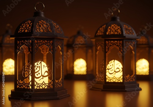 Ramadan Kareem Social Media Banner Elegant Ramadan Event Vector Art Illustration