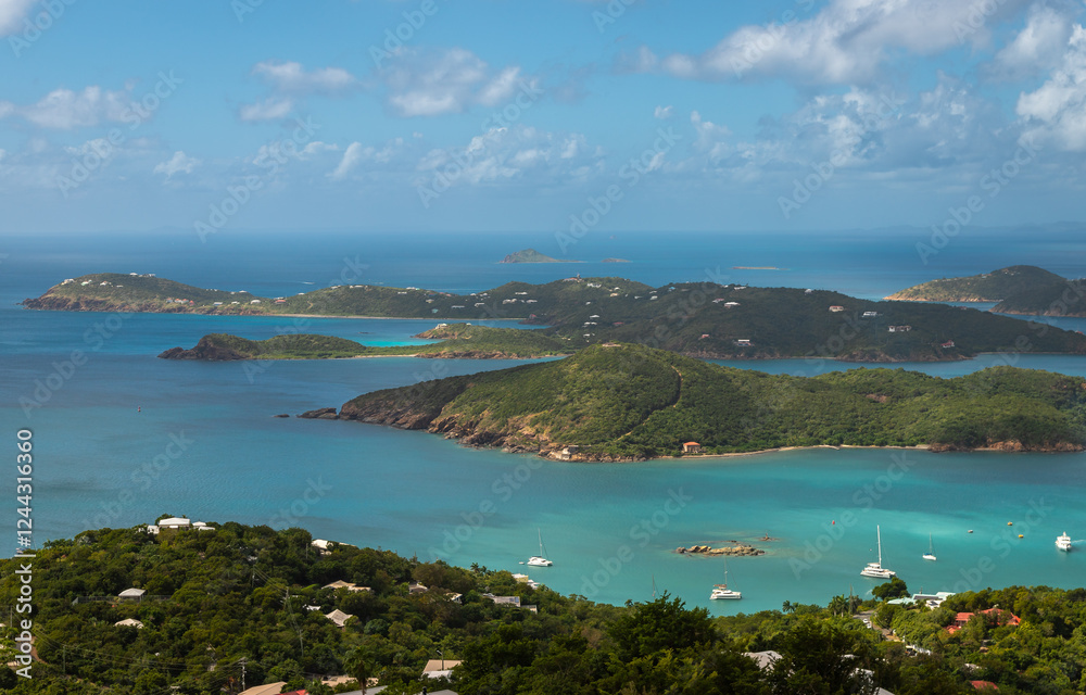 Exposure done in Paradise Point Lookout, St Thomas, considered the best view in the Caribbean including the St. Thomas harbor, and in a clear day it is possible to see St. Croix and Puerto Rico, USVI Exposure done in Paradise Point Lookout, St Thomas, considered the best view in the Caribbean including the St. Thomas harbor, and in a clear day it is possible to see St. Croix and Puerto Rico, USVI