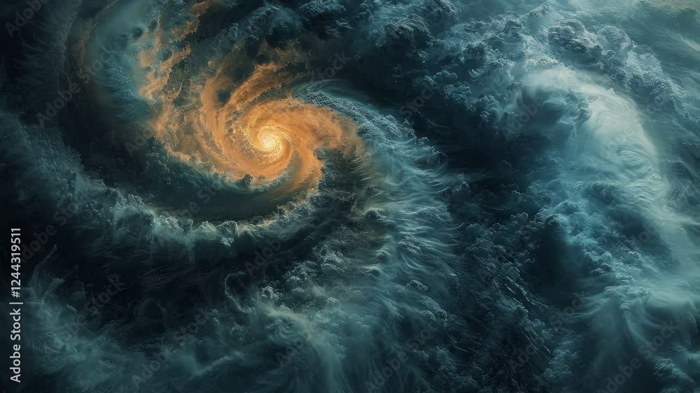 Cyclone Eye Captured from Space Cyclone Eye Captured from Space