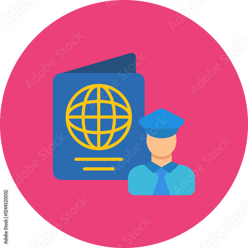 Passport control Icon