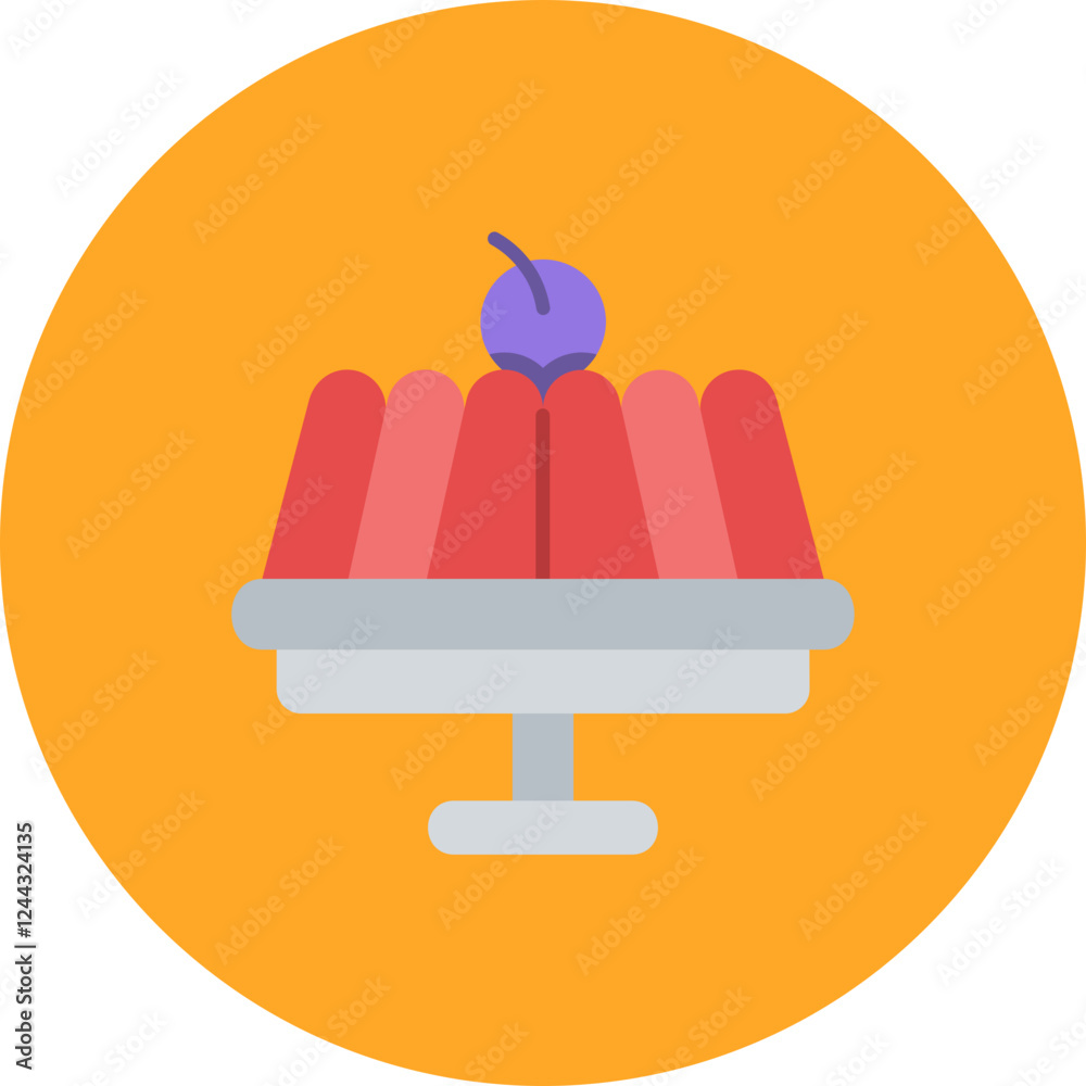 Fototapeta premium Jelly Icon