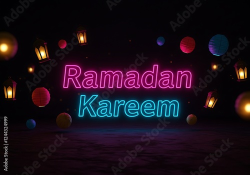 Ramadan Kareem Social Media Banner Elegant Ramadan Event Vector Art Illustration