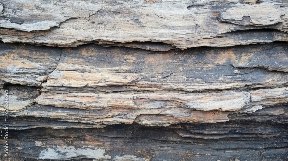 Stunning Layered Rock Formation: A Timeless Geological Masterpiece Stunning Layered Rock Formation: A Timeless Geological Masterpiece
