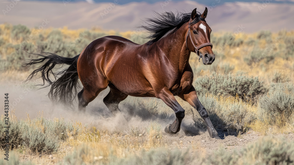 Stallion mustang isolated horse head. Vector equestrian sport mascot, racehorse animal Stallion mustang isolated horse head. Vector equestrian sport mascot, racehorse animal