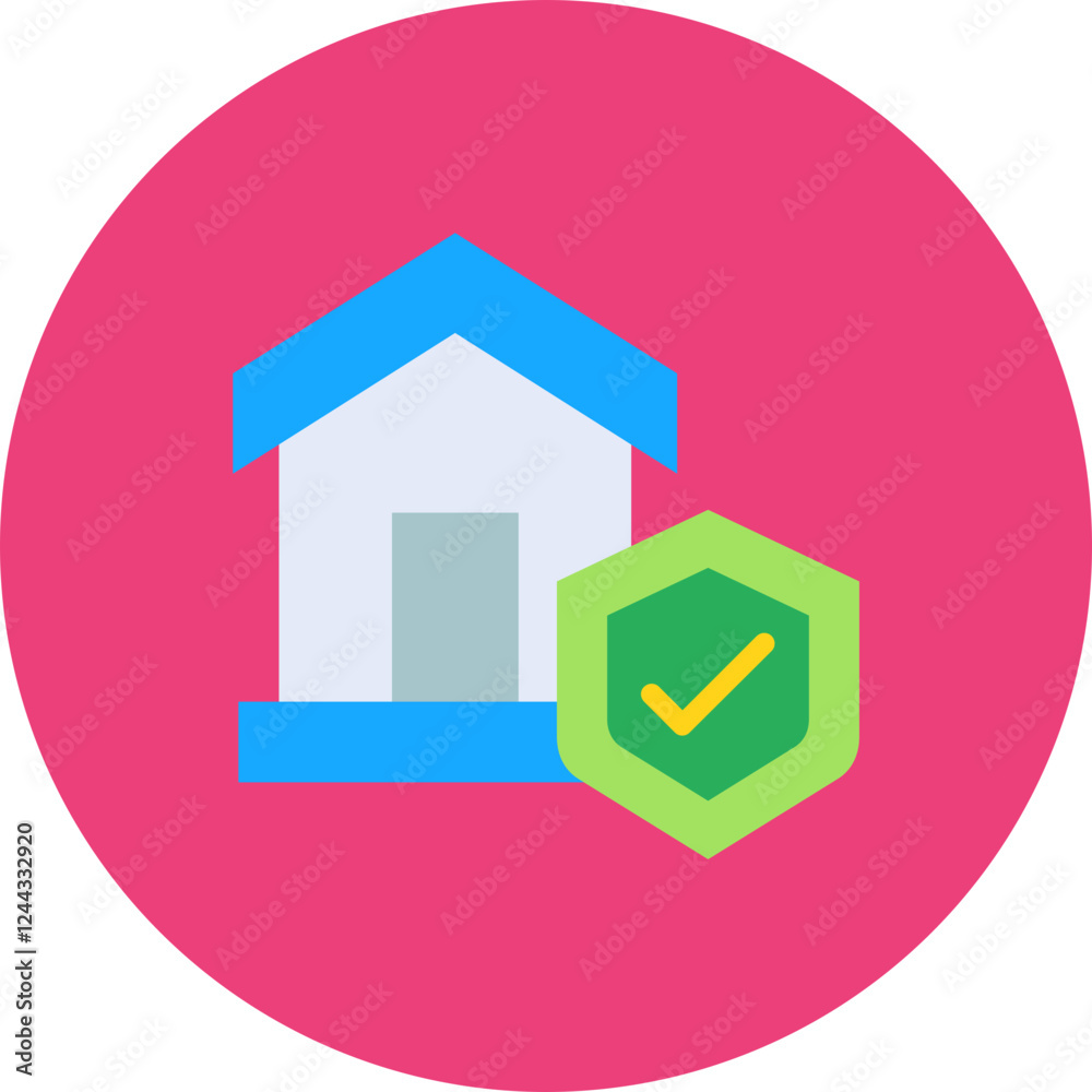 Obraz premium Home Security Icon