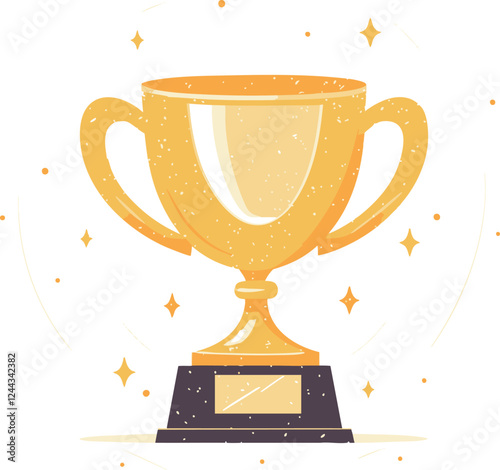 illustration of a gold cup trophy	
