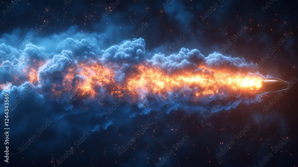 Fototapeta premium Incendiary warhead