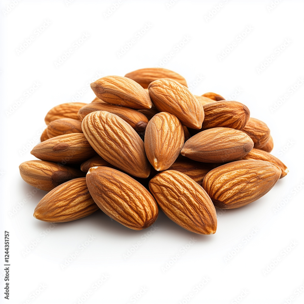 Nuts isolated on white background Nuts isolated on white background