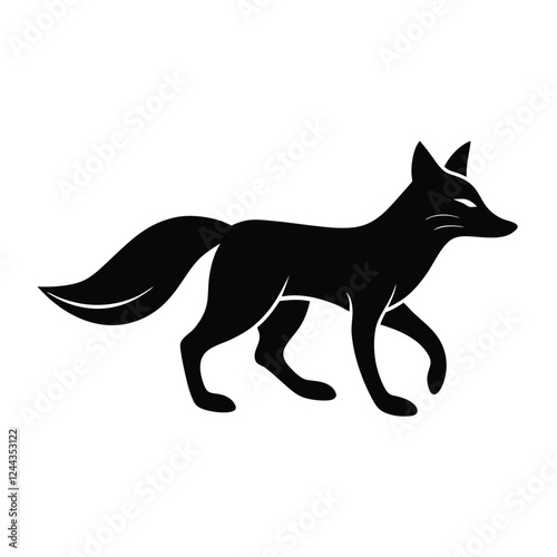 vector image of a fox