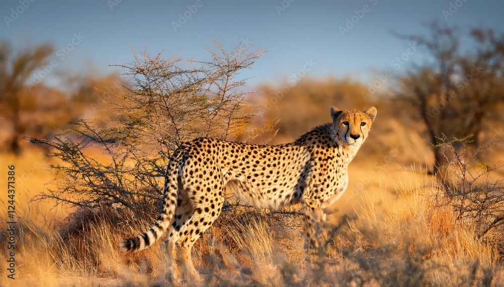 Vibrant Sunset over Namibian Dunes Stark Contrasts of Orange and Sapphire at Twilight in the Heart of Africas Desert Wilderness Vibrant Sunset over Namibian Dunes Stark Contrasts of Orange and Sapphire at Twilight in the Heart of Africas Desert Wilderness