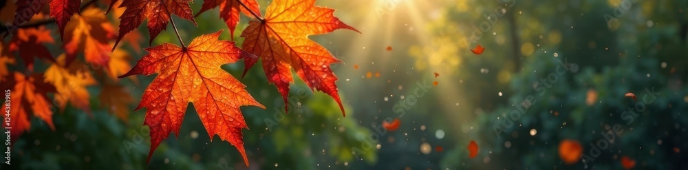 Rain-soaked autumn leaves clinging to a windowpane, foliage, seasonal Rain-soaked autumn leaves clinging to a windowpane, foliage, seasonal