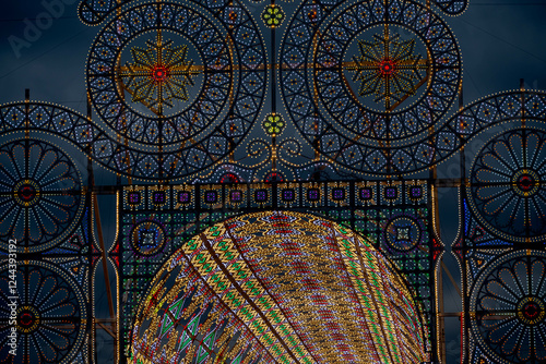 夢灯す光の彫刻神戸ルミナリエのイルミネーション