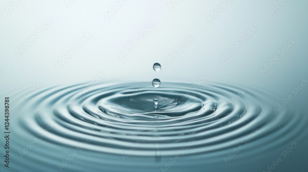 Water Droplet Impact: Ripples and Serenity Water Droplet Impact: Ripples and Serenity