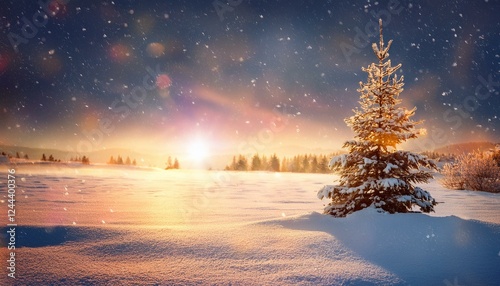 Winter themed background.