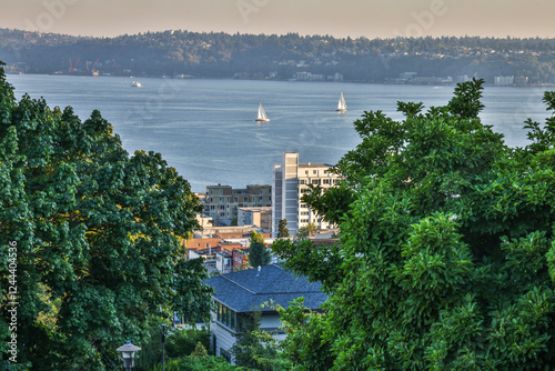 Color stock image of USA, Washington State, Seattle