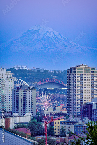 Color stock image of USA, Washington State, Seattle