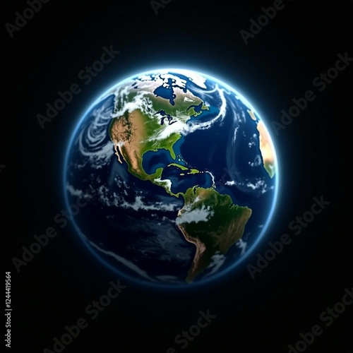 Earth science isolated on transparent background