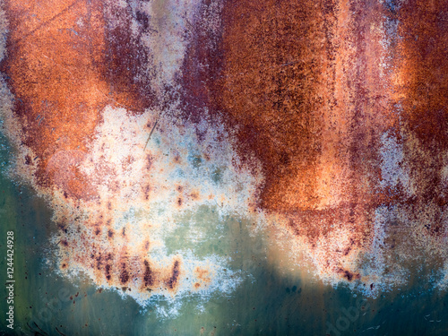 Close-up detail of old trucks in the Palouse. photo