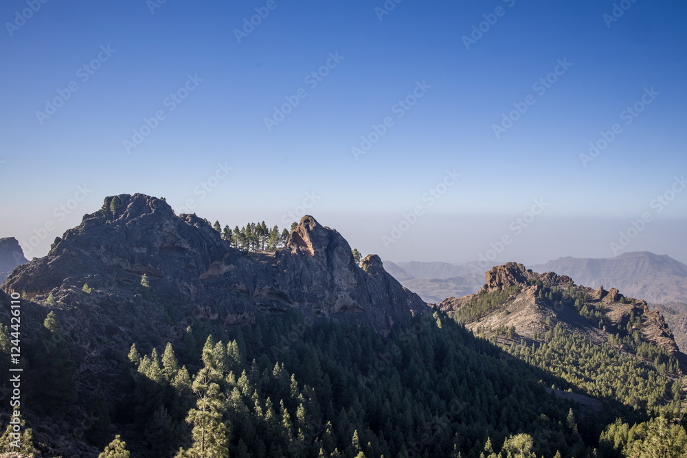 Roque Nublo, an iconic rock formation in Gran Canaria.