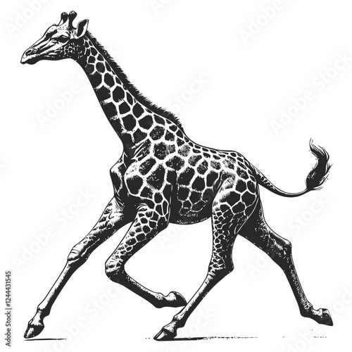 giraffe vector illustration