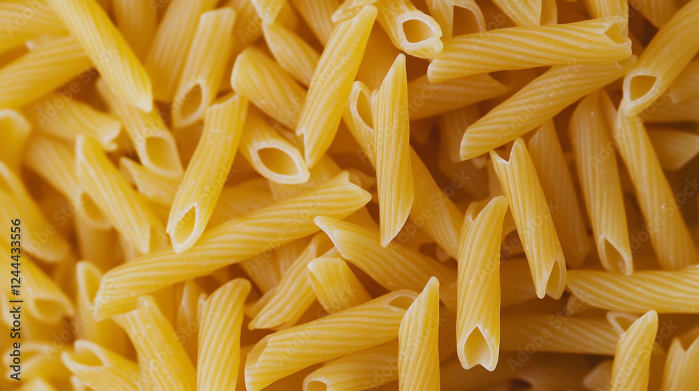 Close-Up of Pasta, Top-Down View, Hyper-Realistic Close-Up of Pasta, Top-Down View, Hyper-Realistic