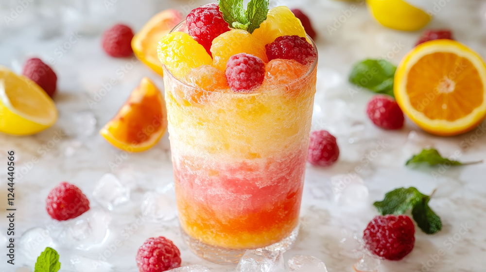 Juice fruit mix splash. Isolated vector vibrant fruity eruption, colorful splashing, realistic refreshing blend of citrus, berries, and tropical flavors. Delightful explosion of taste and color Juice fruit mix splash. Isolated vector vibrant fruity eruption, colorful splashing, realistic refreshing blend of citrus, berries, and tropical flavors. Delightful explosion of taste and color