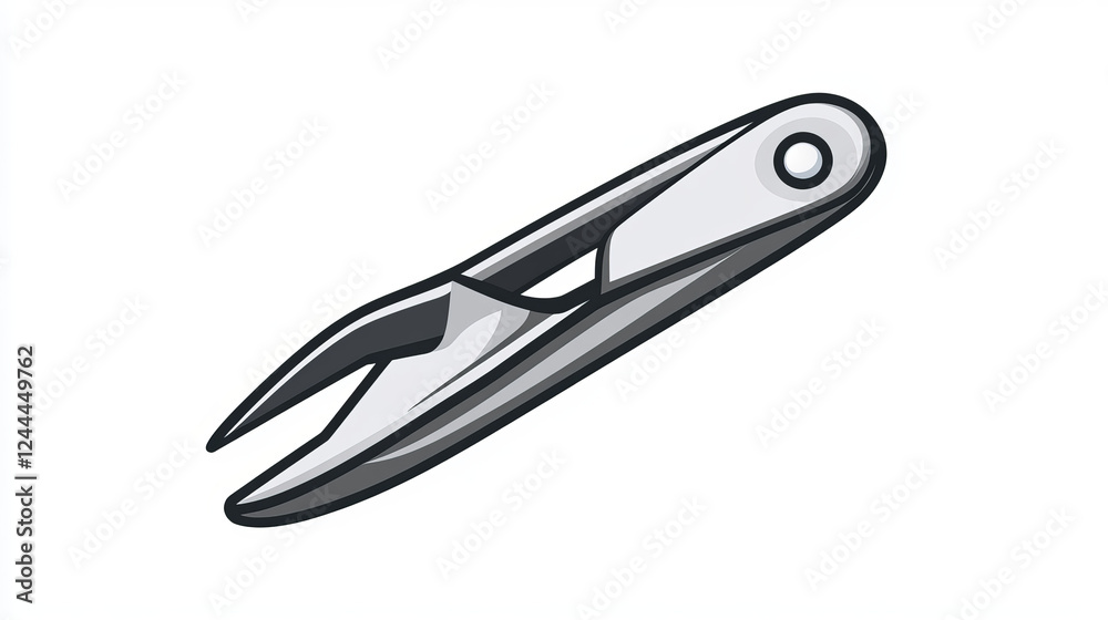 Manicure service nail clippers color line icon. Cosmetics and makeup tools shop, manicure and pedicure master or woman beauty or spa salon linear vector sign. Nail service cosmetology outline symbol Manicure service nail clippers color line icon. Cosmetics and makeup tools shop, manicure and pedicure master or woman beauty or spa salon linear vector sign. Nail service cosmetology outline symbol