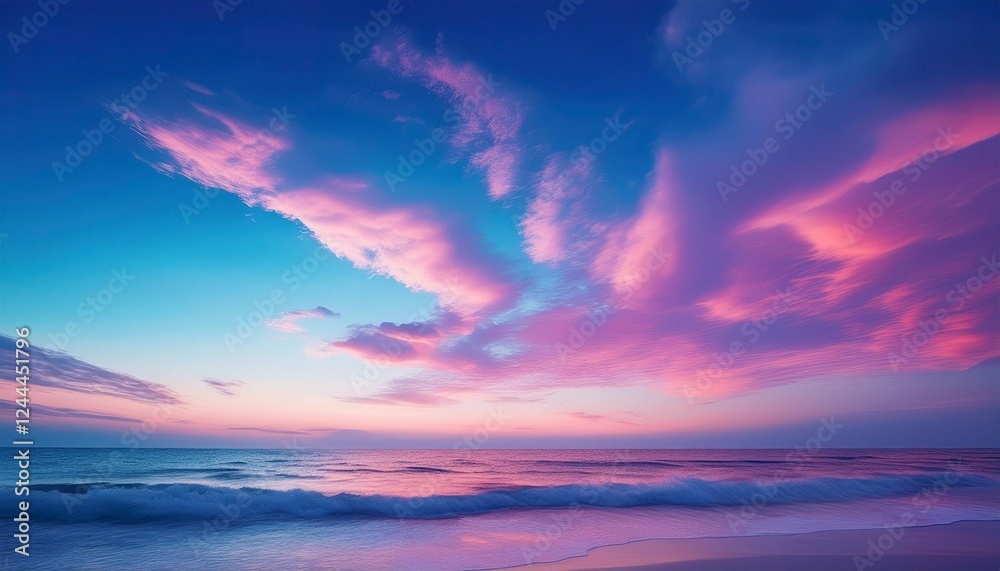 minimal skies idea a stunning blend of blue and pink hues in the serene twilight sky minimal skies idea a stunning blend of blue and pink hues in the serene twilight sky