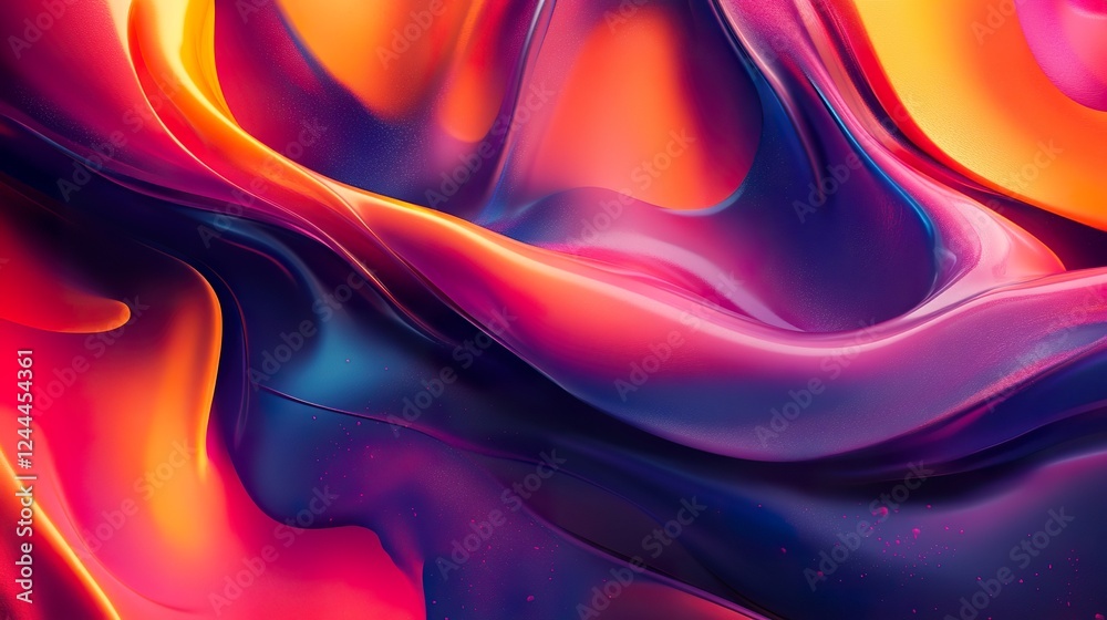 Fototapeta premium Abstract fluid background