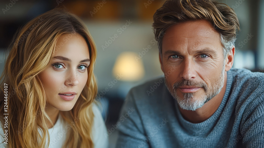 A man and a woman are talking to a psychologist in a therapy room
