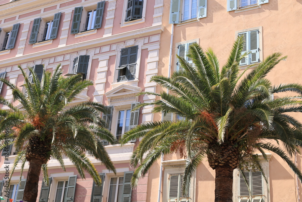 Naklejka premium Impressionen aus Ajaccio auf der Französichen Mittelmeerinsel Korsika