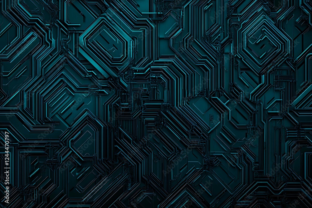 Abstract close-up of a glowing blue digital circuit board, showcasing intricate connections and technological design on a black background.
Abstract close-up of a glowing blue digital circuit board, showcasing intricate connections and technological design on a black background.