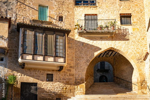 Architecture of Calaceite. Teruel. Spain