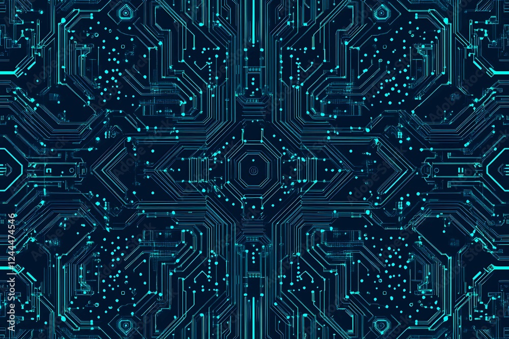 Abstract close-up of a glowing blue digital circuit board, showcasing intricate connections and technological design on a black background.
Abstract close-up of a glowing blue digital circuit board, showcasing intricate connections and technological design on a black background.