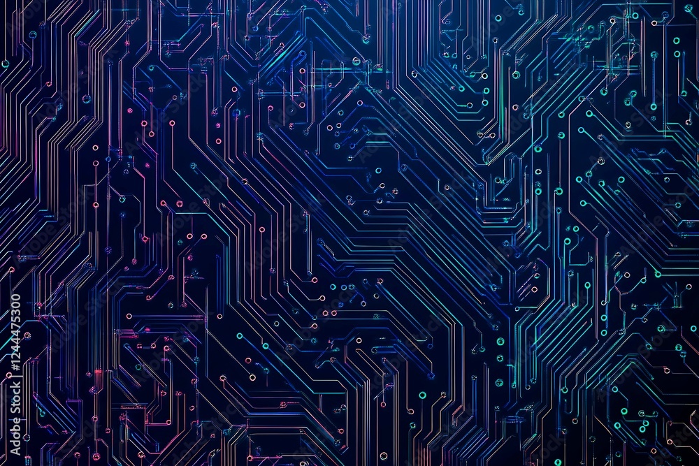 Abstract close-up of a glowing blue digital circuit board, showcasing intricate connections and technological design on a black background.
Abstract close-up of a glowing blue digital circuit board, showcasing intricate connections and technological design on a black background.