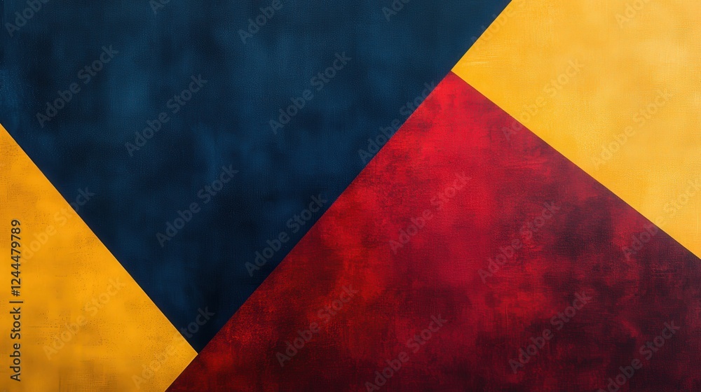 Abstract Triangular Color Block Design Background Abstract Triangular Color Block Design Background