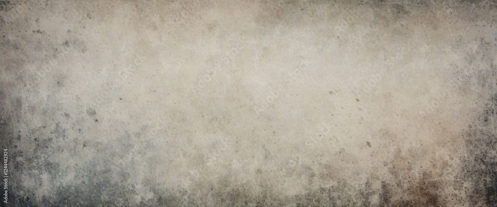 Fototapeta premium grey Grunge Texture with Watercolor and Aged Paper Effect