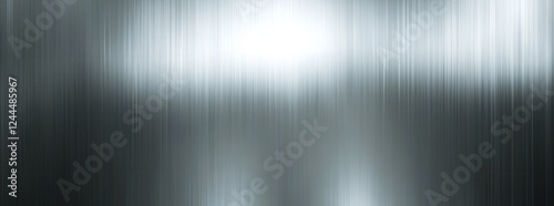 Silver Metal Texture Background with Light Grey Steel Reflection and Gradient - Vector