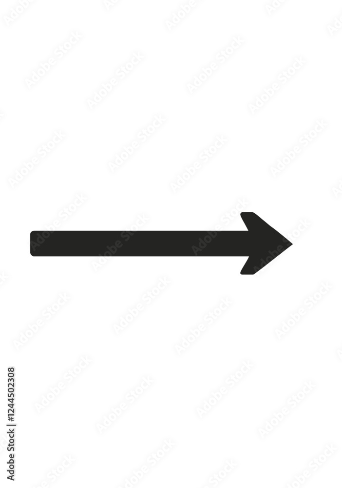 Black Right Arrow Icon on Transparent Background for Directional Navigation and UI Design Elements Black Right Arrow Icon on Transparent Background for Directional Navigation and UI Design Elements