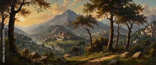 A grandiose Italian landscape