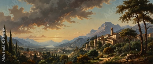 A grandiose Italian landscape