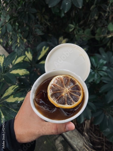 cup of coffee and tonic 