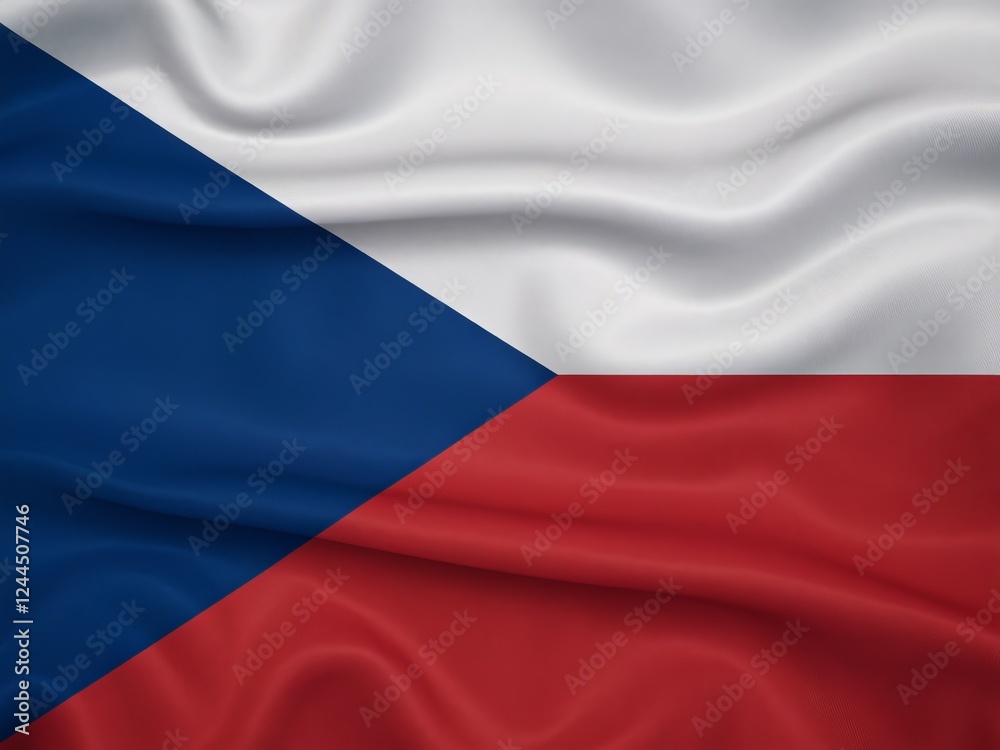 Fototapeta premium czech republic flag background. 