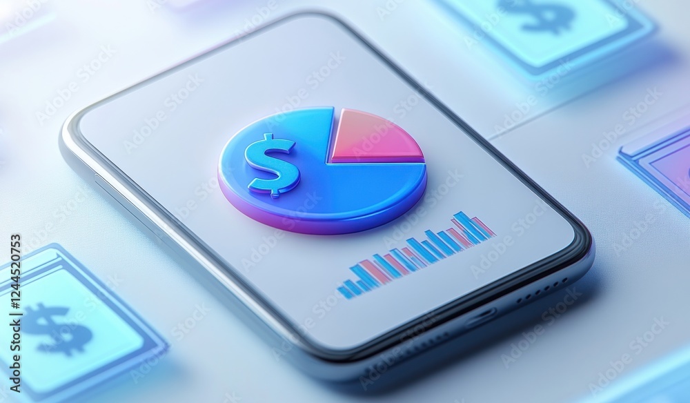 Visual Representation of Financial Data Analytics on a Smartphone Screen Visual Representation of Financial Data Analytics on a Smartphone Screen