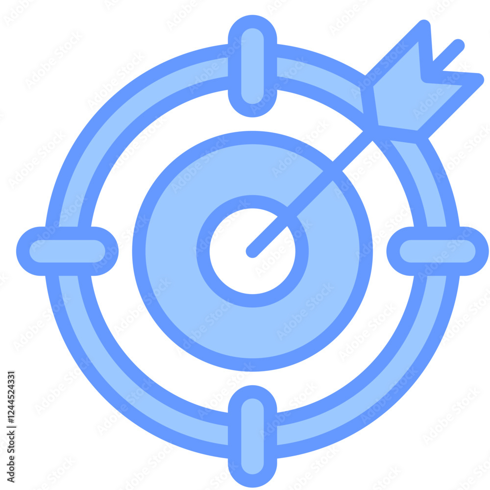 Goal Achievement Icon Goal Achievement Icon