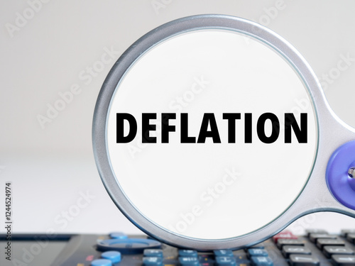 Deflation title term meaning on an economic topic
