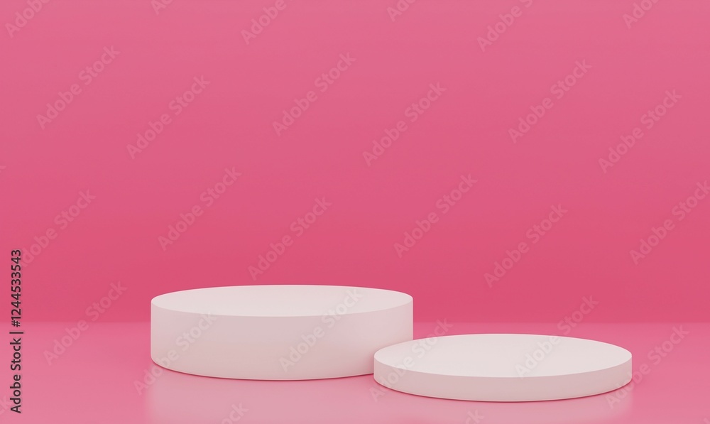3D pink background podium. 3D pink and white colored podium on soft pink background, minimal concept, product display, mockup, showroom, showcase. 3D pink background podium. 3D pink and white colored podium on soft pink background, minimal concept, product display, mockup, showroom, showcase.