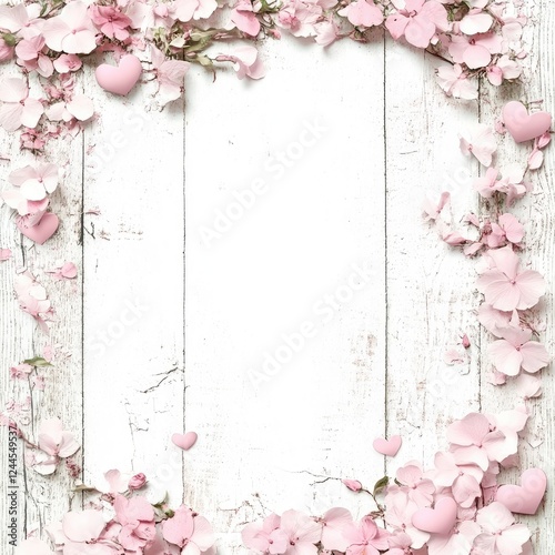 Valentine's Day Flower Frames A4 Worksheet Frame Design Creative Environment