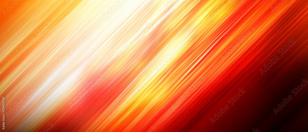 Obraz premium Abstract Diagonal Lines Red Orange Yellow Background
